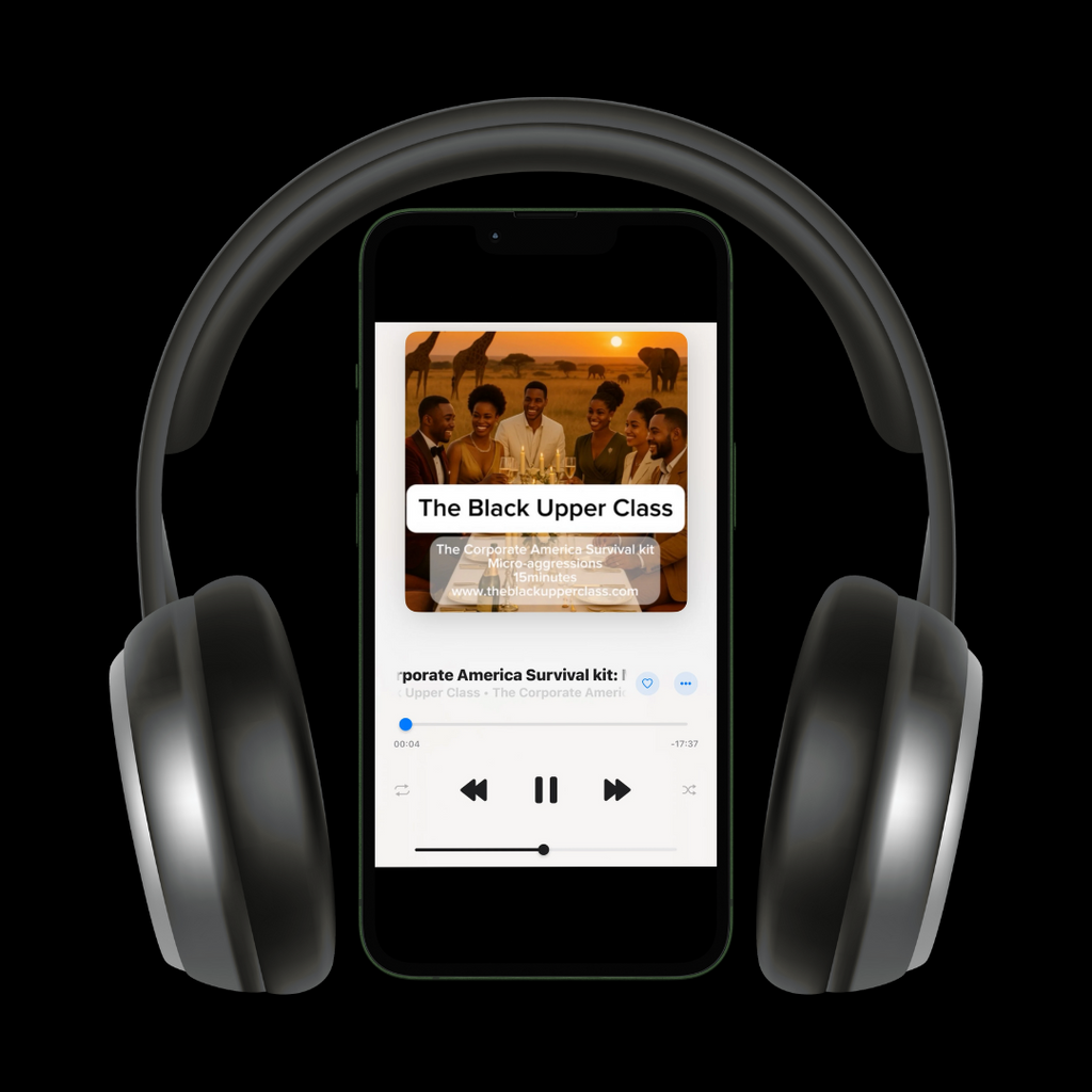 ✅ The Corporate America Survival Kit: Microaggressions Bundle 👉🏾 Includes 3 Audios (1hr, 30min, 15min) + 3 Matching PDFs for the Moments You’d Rather Read Than Listen. (more in the description)