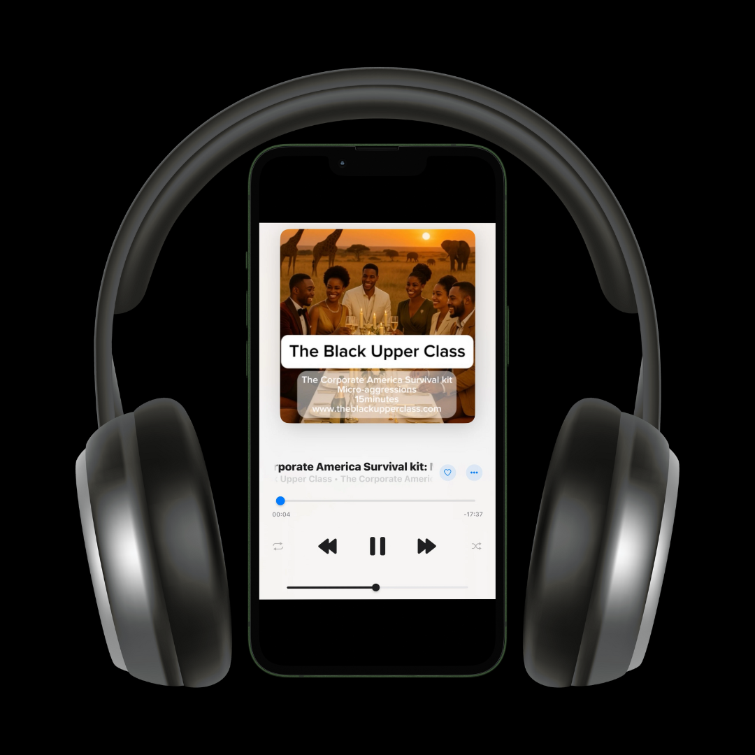 ✅ The Corporate America Survival Kit: Microaggressions Bundle 👉🏾 Includes 3 Audios (1hr, 30min, 15min) + 3 Matching PDFs for the Moments You’d Rather Read Than Listen. (more in the description)