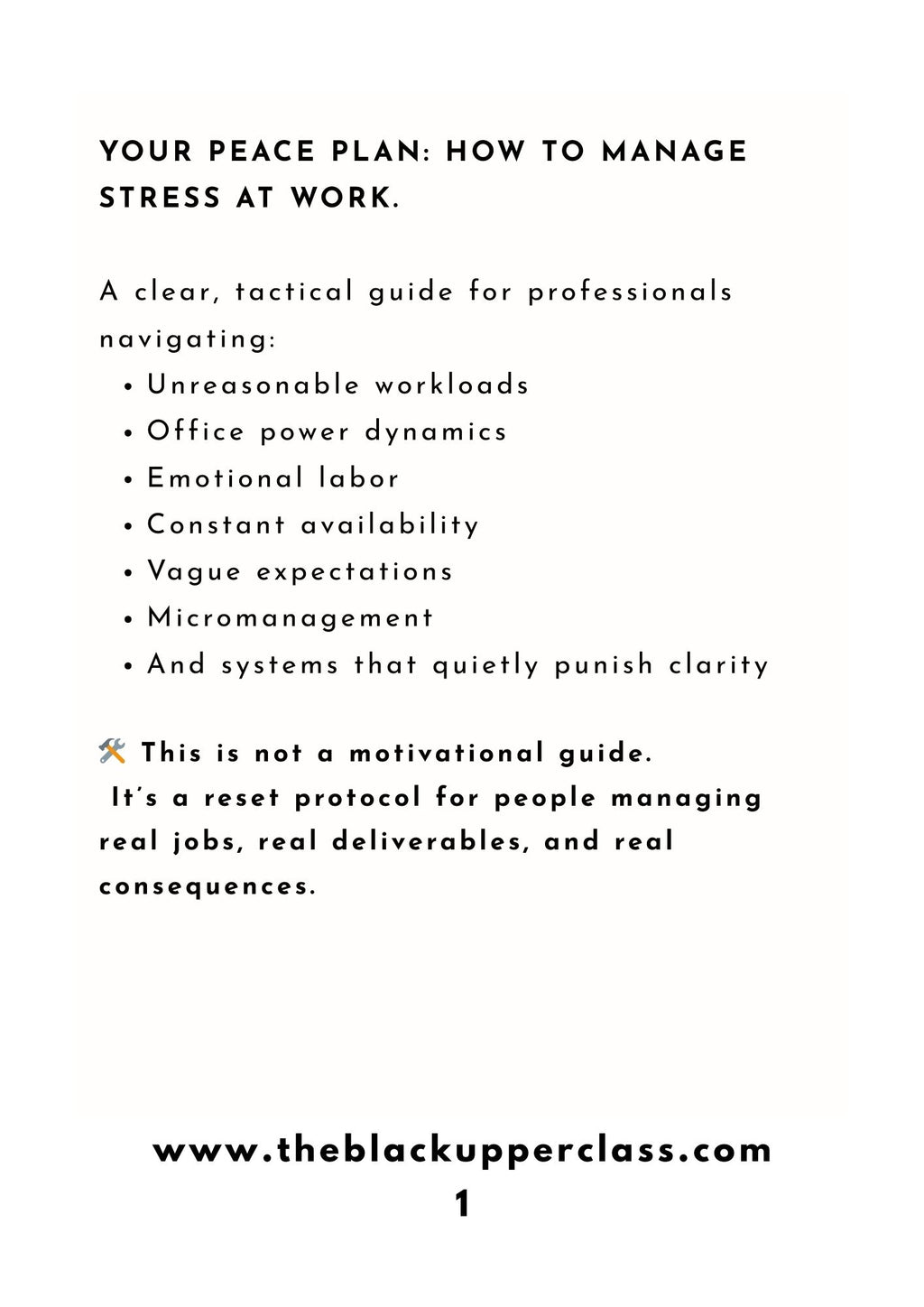 The Corporate America Survival Kit: If Work Feels Like War, Your Peace Plan - Corporate Stress is Real
